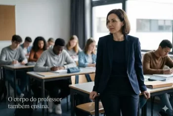 Linguagem corporal na sala de aula: gestos, tensão muscular e regulação da interação
