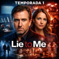 Imagem promocional da temporada 1 de Lie to Me destacando decisão sob pressão, análise comportamental e risco institucional.