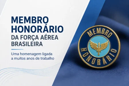 Distintivo de Membro Honorário da Força Aérea Brasileira em homenagem concedida a Sergio Senna